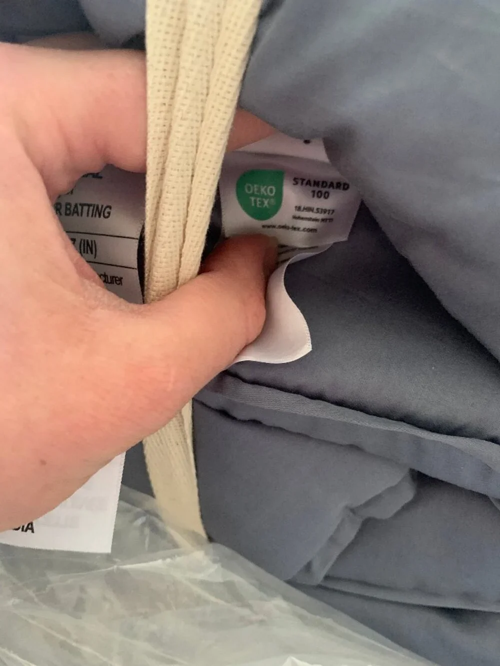 Quince Sateen Comforter Twin Mineral